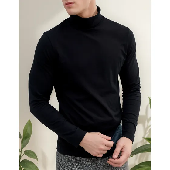 Buzo Cuello Tortuga Hombre / Jersey Cuello Alto -turtle Neck