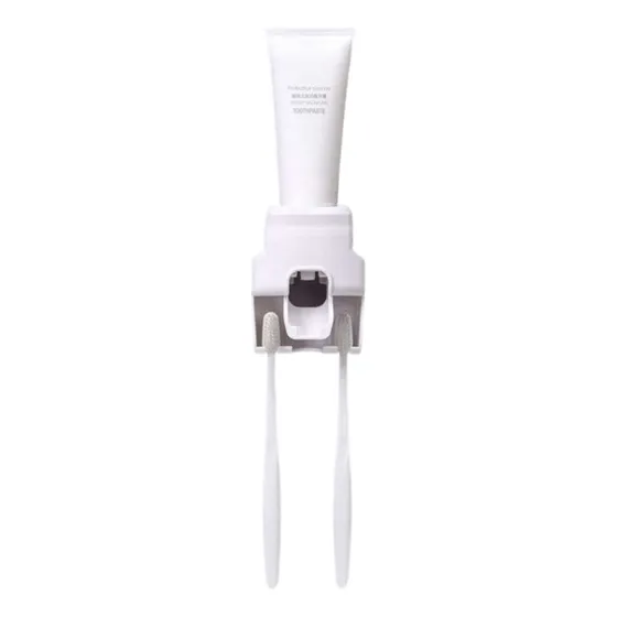 Dispensador De Crema Dental Y Soporte Para Cepillos