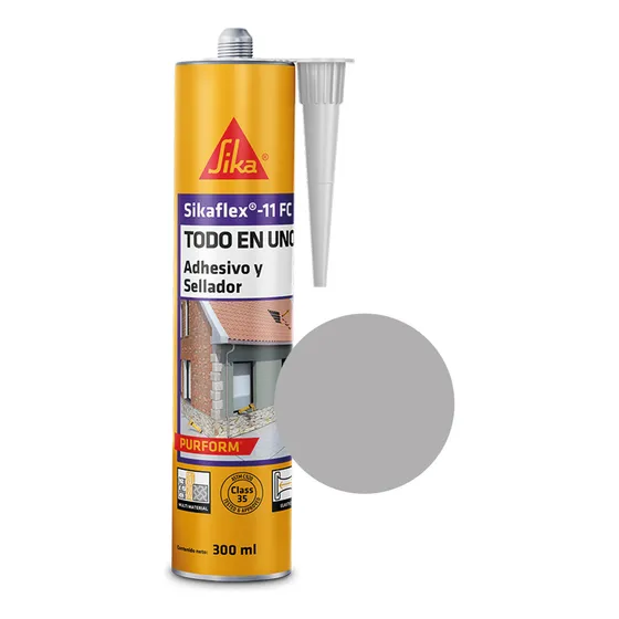 Sikaflex 11fc Sellante Y Adhesivo Poliuretano Colores 300ml Color Gris
