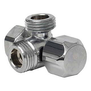 Llave Angular Escuadra Coflex Doble Salida Bronce Cr Origina Llave Angular Escuadra Coflex Doble Salida Bronce Cr Origina