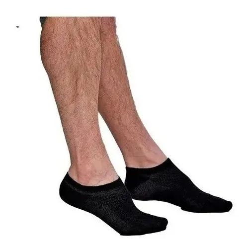 12 Pares De Medias Taloneras Unicolor Para Hombres 36-42