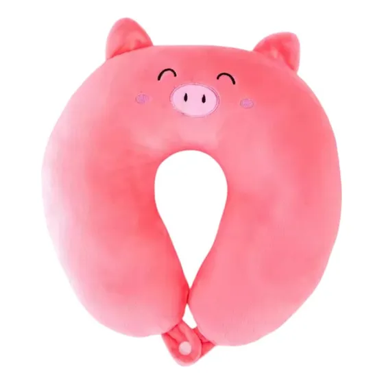 Almohada Cojín Cervical Cuello Viajera Unicolor