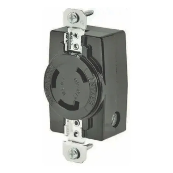 Contacto 3 Polos, 3 Vias, 30a 125/250v, L10-30r,bk