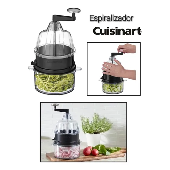 Espiralizador Manual Alimentos Verduras Vegetales Cuisinart 