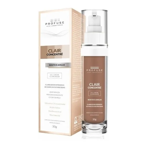 Gel-creme Clareador Intensivo Rosto E Axilas Profuse 30g