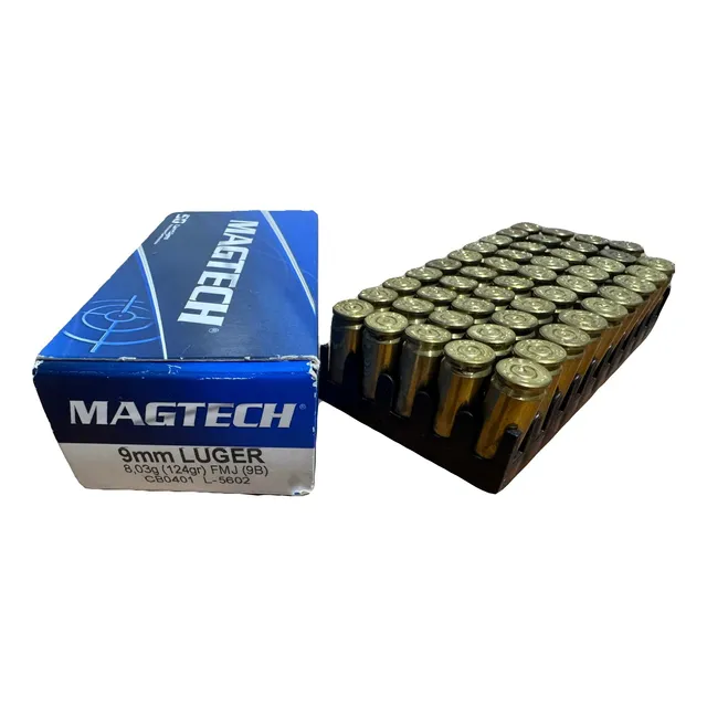 Vainas Calibre 9 Mm 1 Ra Tirada X 50 Unidades Magtech
