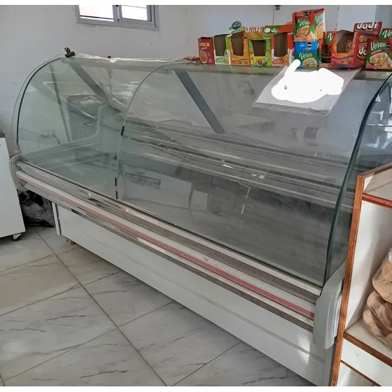 Heladera Batea, Vidrio Curvo, De 2 Metros De Largo