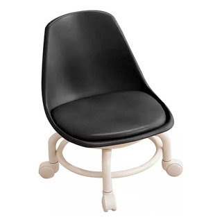 Q Silla Con Asiento De Ruedas Taburete De Pedicura Negro Q Silla Con Asiento De Ruedas Taburete De Pedicura Negro
