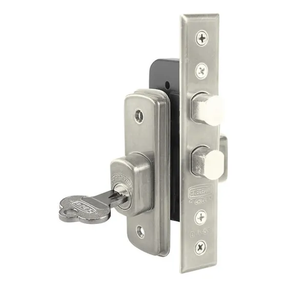 Cerradura Scanavini 1270 Acero Inoxidable Angosta Corredera