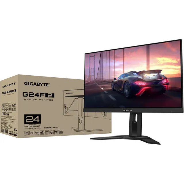 Monitor Gamer Gigabyte con pantalla de 24" 165Hz 110V y resolución LED