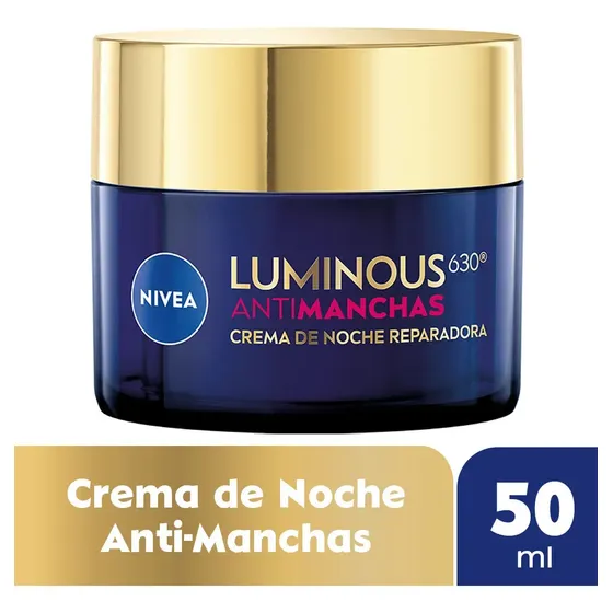 Crema Facial Antimanchas de noche NIVEA Luminous630 para todo tipo de piel x 50 ml