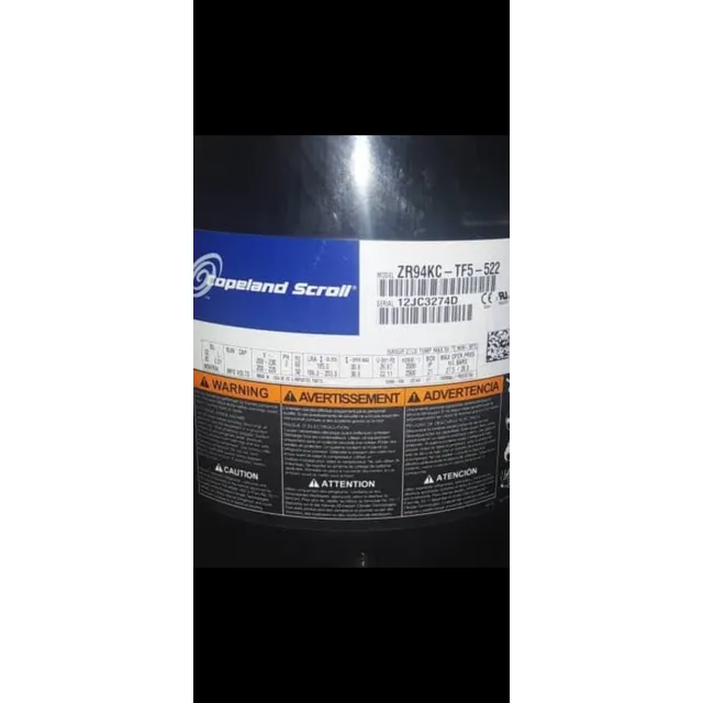 Compresor Scroll Copeland De 7.5 Ton Ph3 R-22 Nuevo !!!