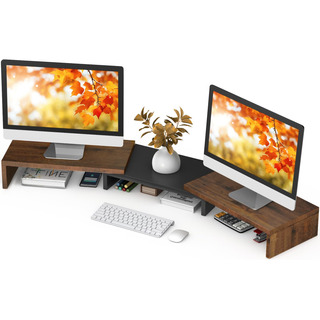 Soporte De Monitor Riser Tavr Dual Para 2 Monitores, Color R Soporte De Monitor Riser Tavr Dual Para 2 Monitores, Color R