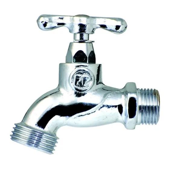 Llave De Chorro O Maguera 1/2 Fundicion Pacifico Cromada Fp 