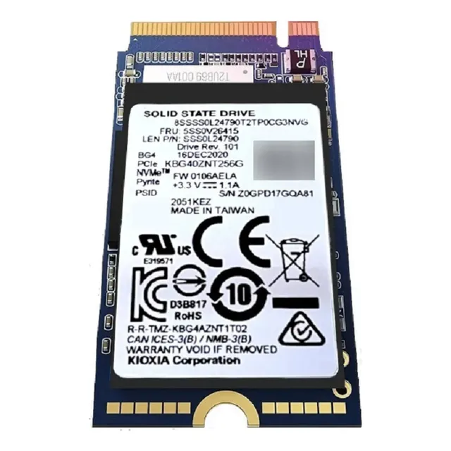 Disco Estado Solido Ssd 256gb M2 Nvme Mini Toshiba Kioxia