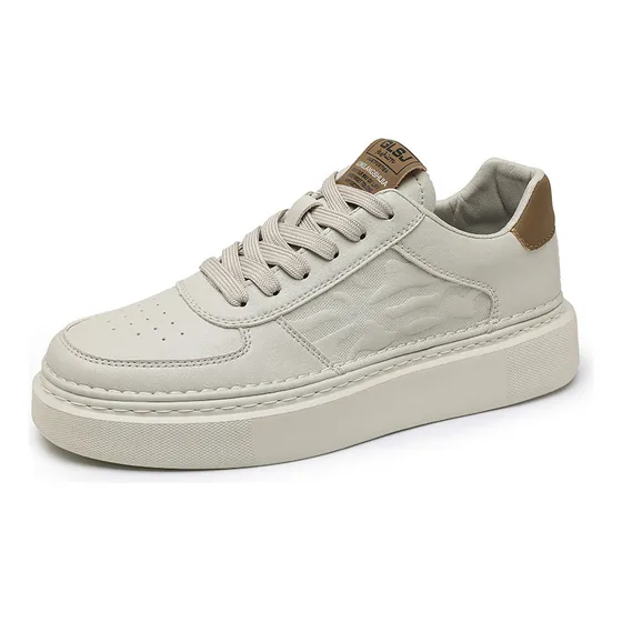 Zapatillas De Skate Beige Casuales Para Hombre Xm-gl3176