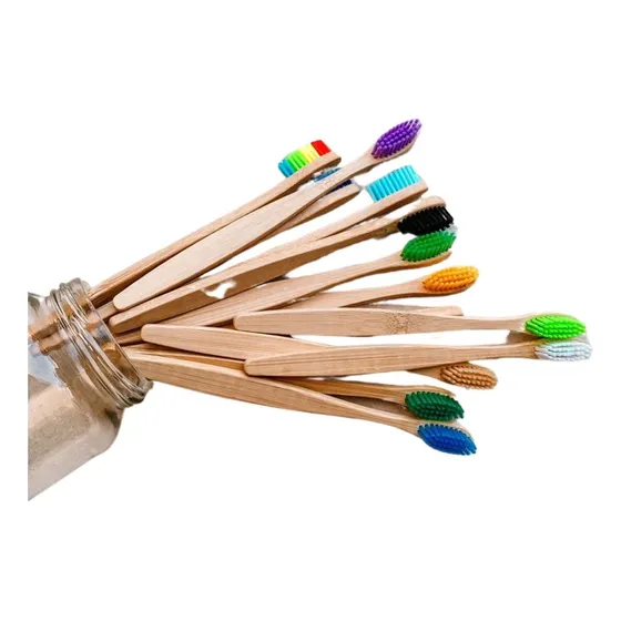 Cepillo De Bambu Por Mayor 100 Unidades