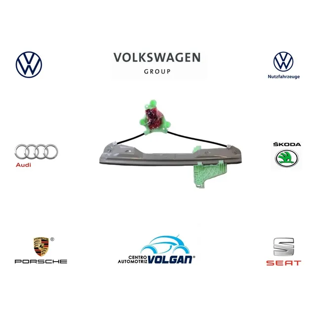 Mecanismo Elevavidrio Tras Izq Vw Fox Crossfox Spacefox Orig