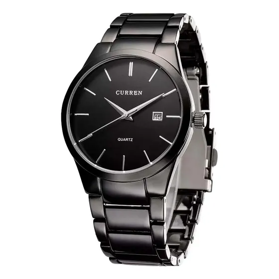 Reloj Curren Hombre Análogo Fechador Cuarzo Acero Ejecutivo Color De La Cor