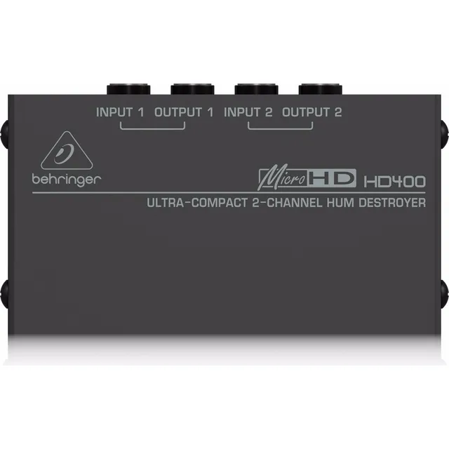 Behringer Hd400 Eliminador De Ruidos Y Zumbidos De 2 Canales