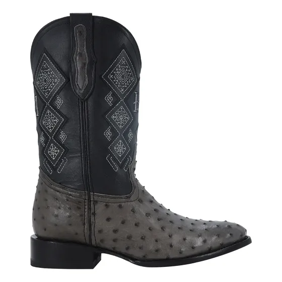 Bota Vaquera Exotica De Avestruz