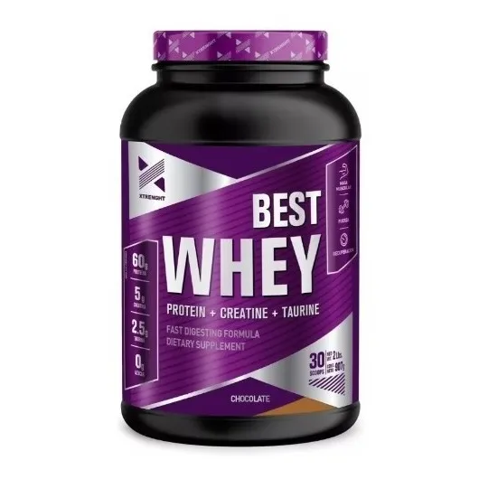 Best Whey Protein Xtrenght X 2lbs Varios Sabores Aumentador 