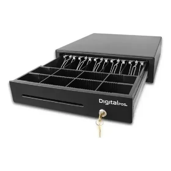Cajón Monedero Para Sistema Pos - Metálico Robusto Negro