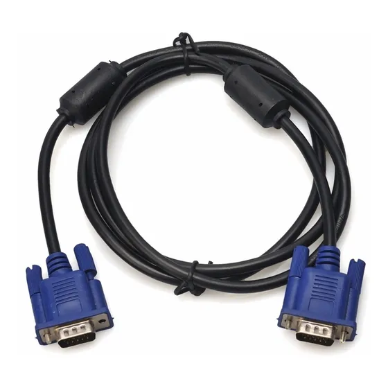 Cable Vga Macho Macho 1.5 Metro 15 Pin Doble Filtro 