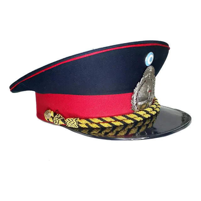 Gorra Gala Para Bomberos Suboficial Superior Ecudo Plateado