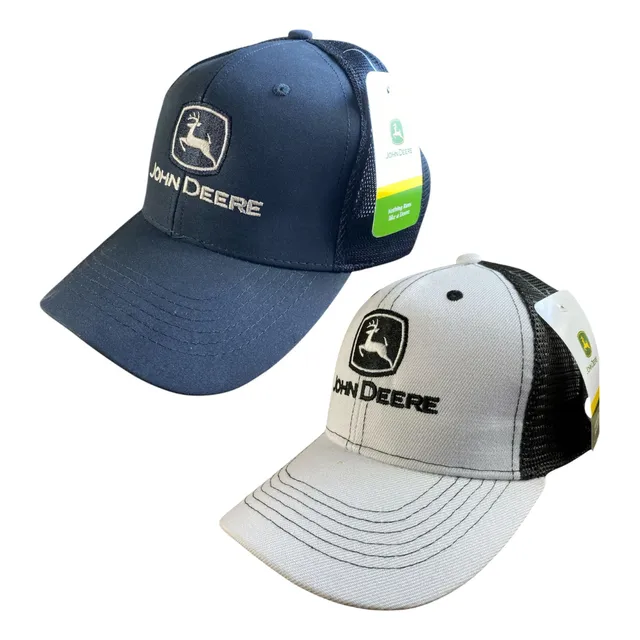 Gorra Estilo John Deere Trucke2x1 Negro Blanco Malla Jdnb2x1 Blanco Único
