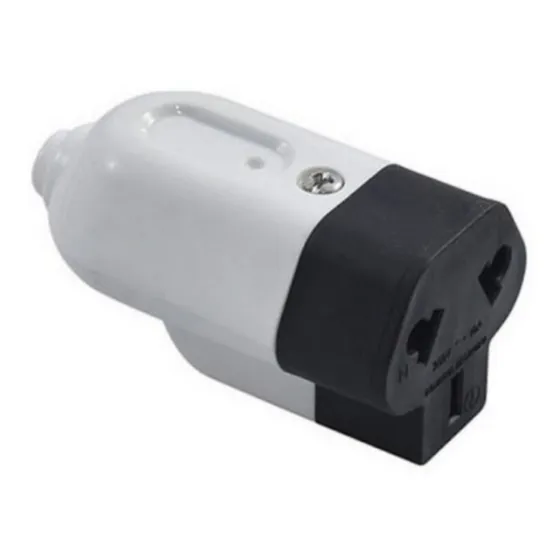 Pack X25u- Ficha Axial Con Neutro Hembra Blanca -oferta