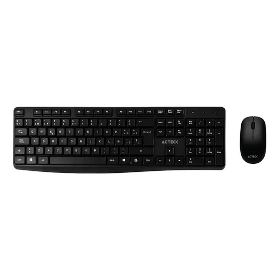 Kit Mouse Y Teclado Inalámbrico Actek Kt25-usb 2.4|baterías 