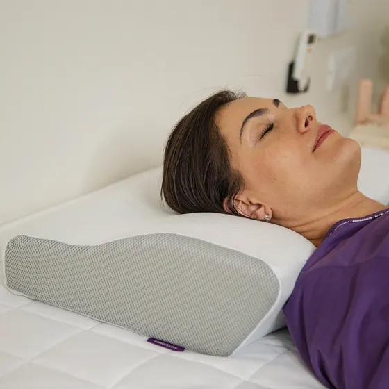 Travesseiro Ortopédico Cervical Anti Apneia Conforto Pillow Cor Branco