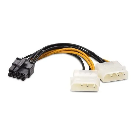 Adaptador Pci 8pin A Molex 4 Pin Video Power Alimentación