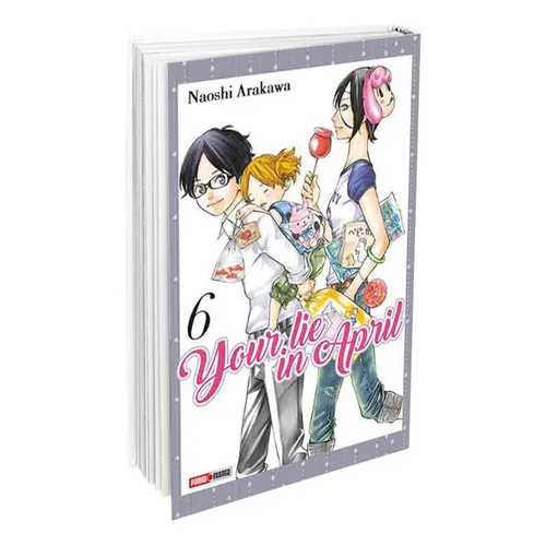 Your Lie In April: Shugatsu Wa Kimi No Uso, De Panini., Vol. 6. Editorial Panini, Tapa Blanda, Edición 1 En Español, 2021