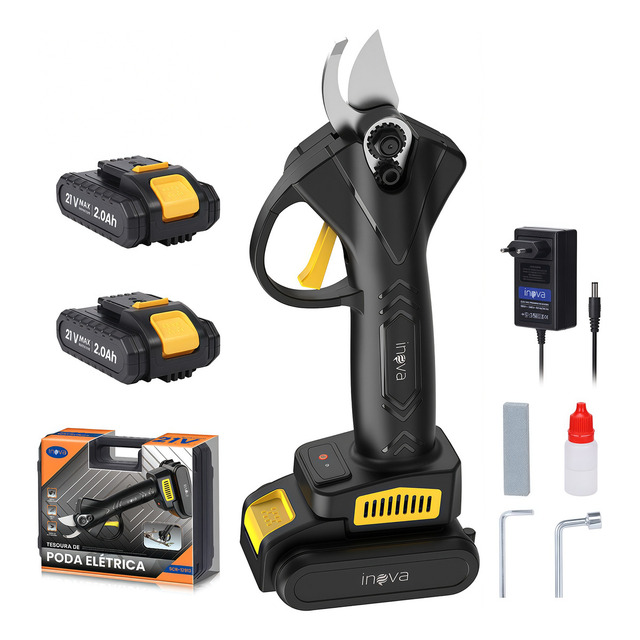 Tesoura Alicate Poda Galho Árvore Elétrica Tesoura De Poda Elétrica 25mm 21v/2000mah C/2 B... Tesoura Alicate Poda Galho Árvore Elétrica Tesoura De Poda Elétrica 25mm 21v/2000mah C/2 B...
