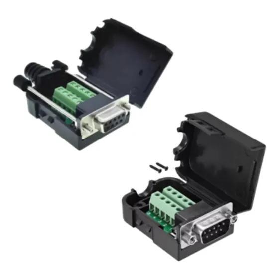 Terminal De Porta Serial Sem Solda Db9 Db9 Rs232 D-sub A