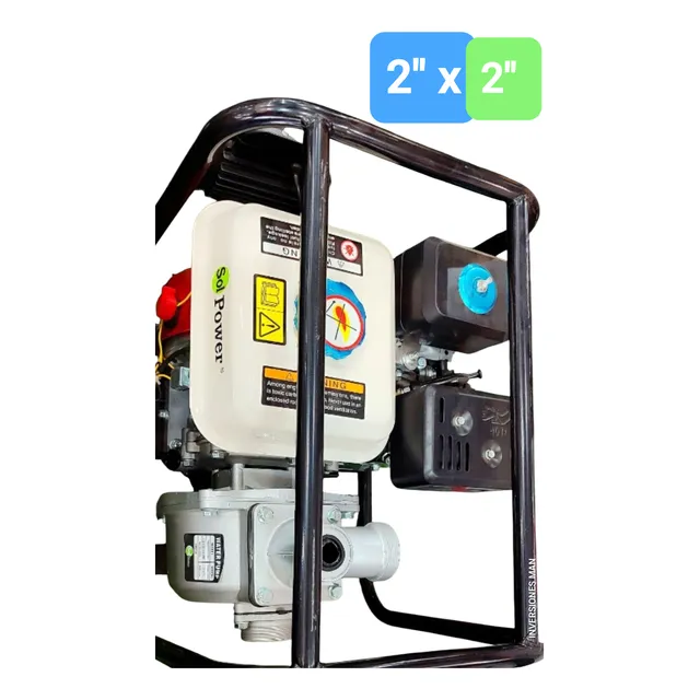 Potente Motobomba Autocebante 2 PuLG Gasolina 26 Mts Descarg