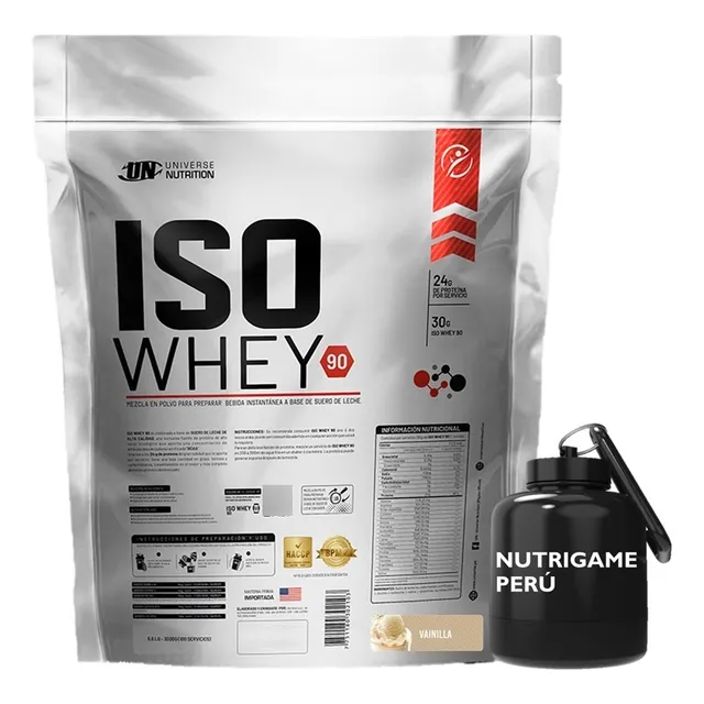 Iso Whey 90 3kg Proteina Isolatada - Tienda Fisica