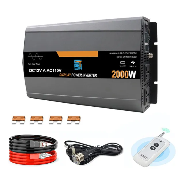 Inversor Solar Onda Sinusoidal Pura Mts-2kw 12v/110v 60hz
