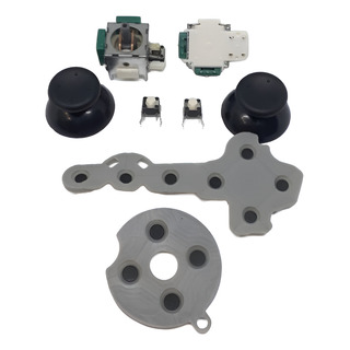 2 Joystick + Tapas + Goma Conductora + 2 Lb Rb Para Xbox 360 2 Joystick + Tapas + Goma Conductora + 2 Lb Rb Para Xbox 360