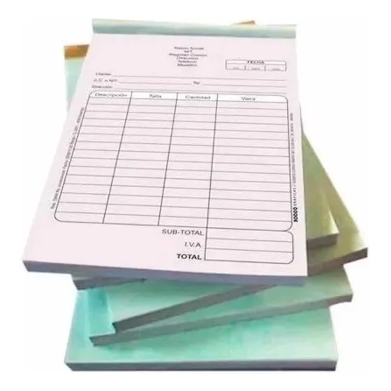 10 Libretas De Facturas (contado - Credito - Recibo)