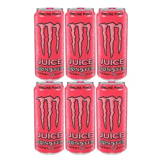Energetico Monster Energy Pipeline Punch 473ml Caixa Com 6