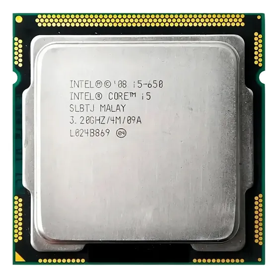Processador Intel Core i5-650 3.4GHz Gráficos HD LGA1156 Gamer