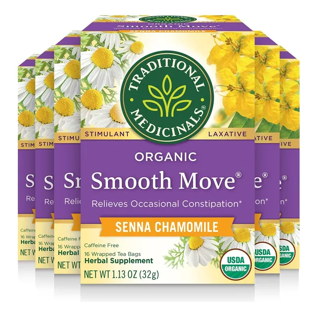 Tea Traditional Medicinals Smooth Move Manzanilla, 96 Bolsas