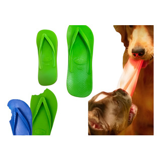 Mordedor Pet Chinelo Dog, Cães ,cachorros P - 16cm Verde Mordedor Pet Chinelo Dog, Cães ,cachorros P - 16cm Verde