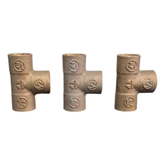 Pack 3 Tee Bronce 1/2x1/2 Soldar