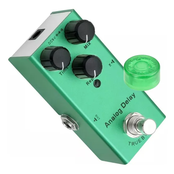 Pedal Para Guitarra Analog Delay Botão Protetor Brinde