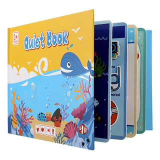 Libro Interactivo Montessori,libro Silencioso Para Niños Libro Interactivo Montessori,libro Silencioso Para Niños