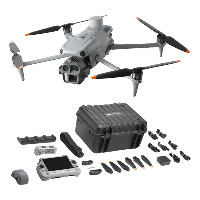 Dron Dji Matrice 4e Enterprise Construcción Seguridad